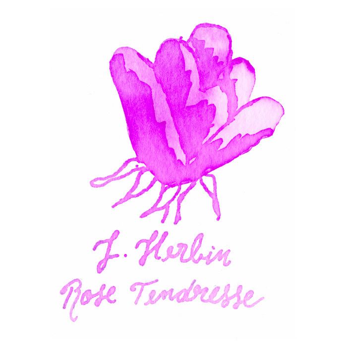 J. Herbin Inktpot - Rose Tendresse - 24Papershop