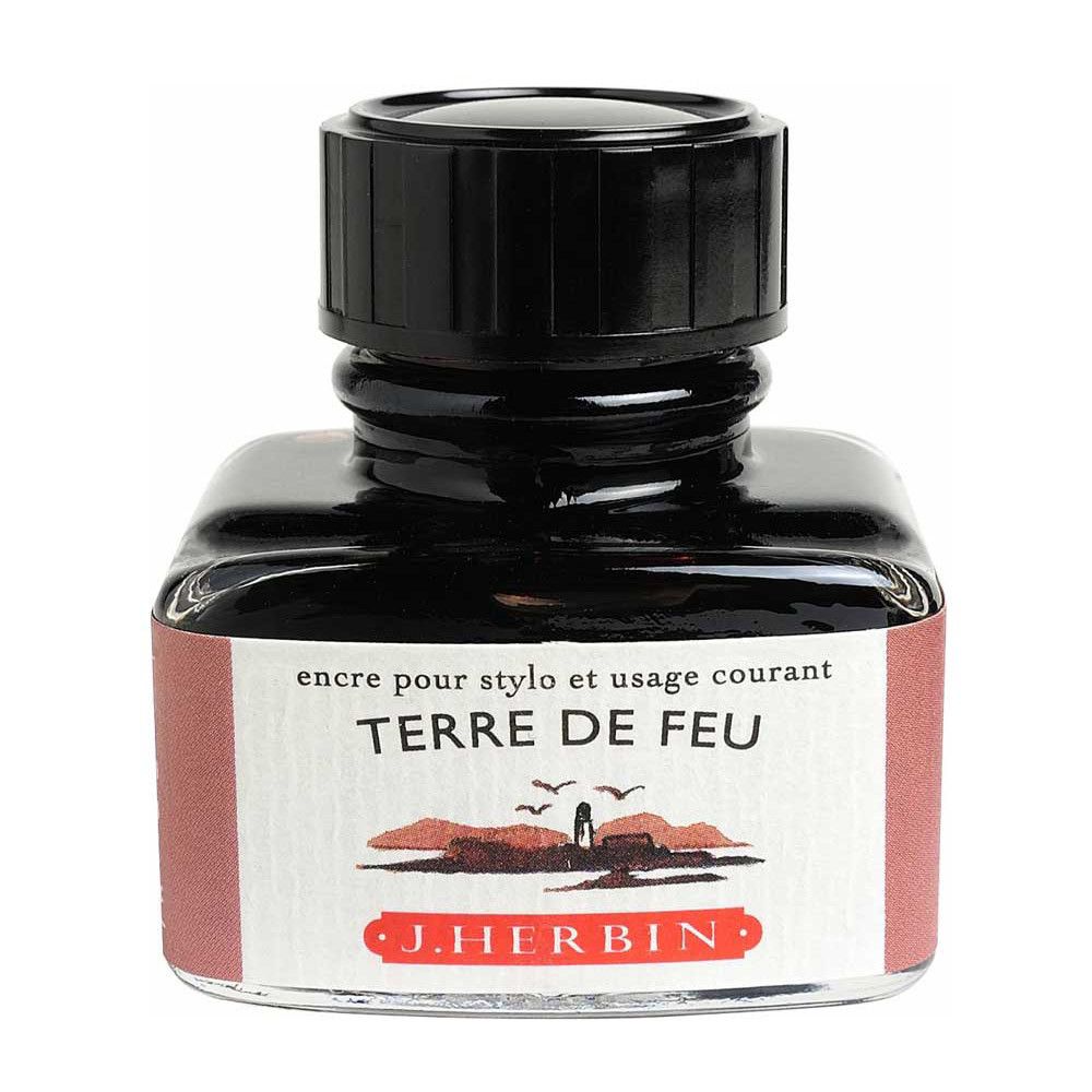 J. Herbin Inktpot - Terre De Feu - 24Papershop