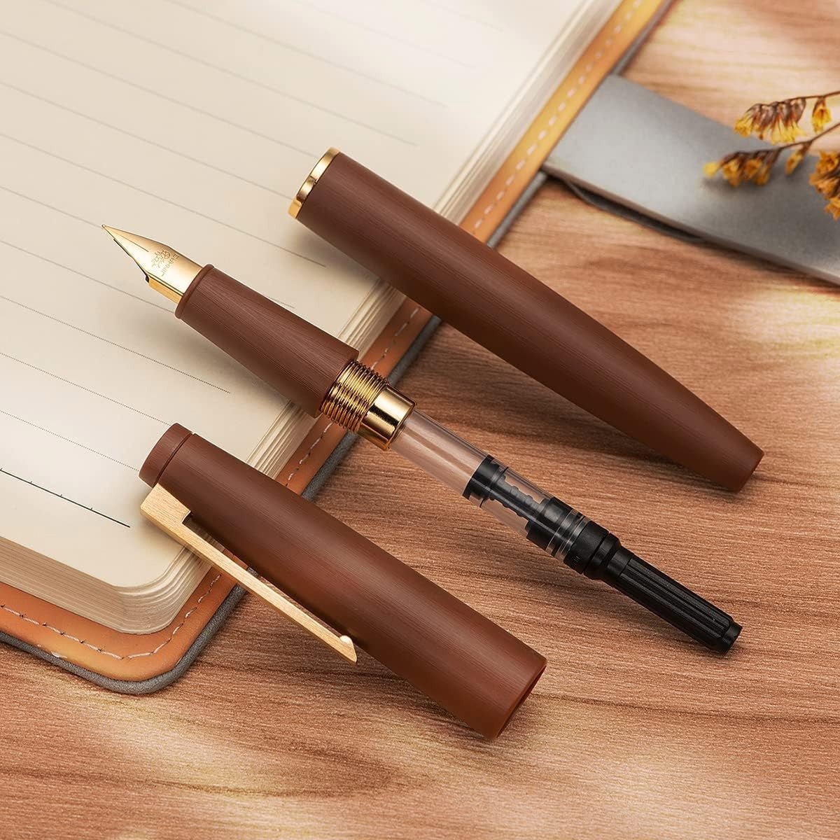 Jinhao 80 Fountain Pen GT - Brown - 24Papershop