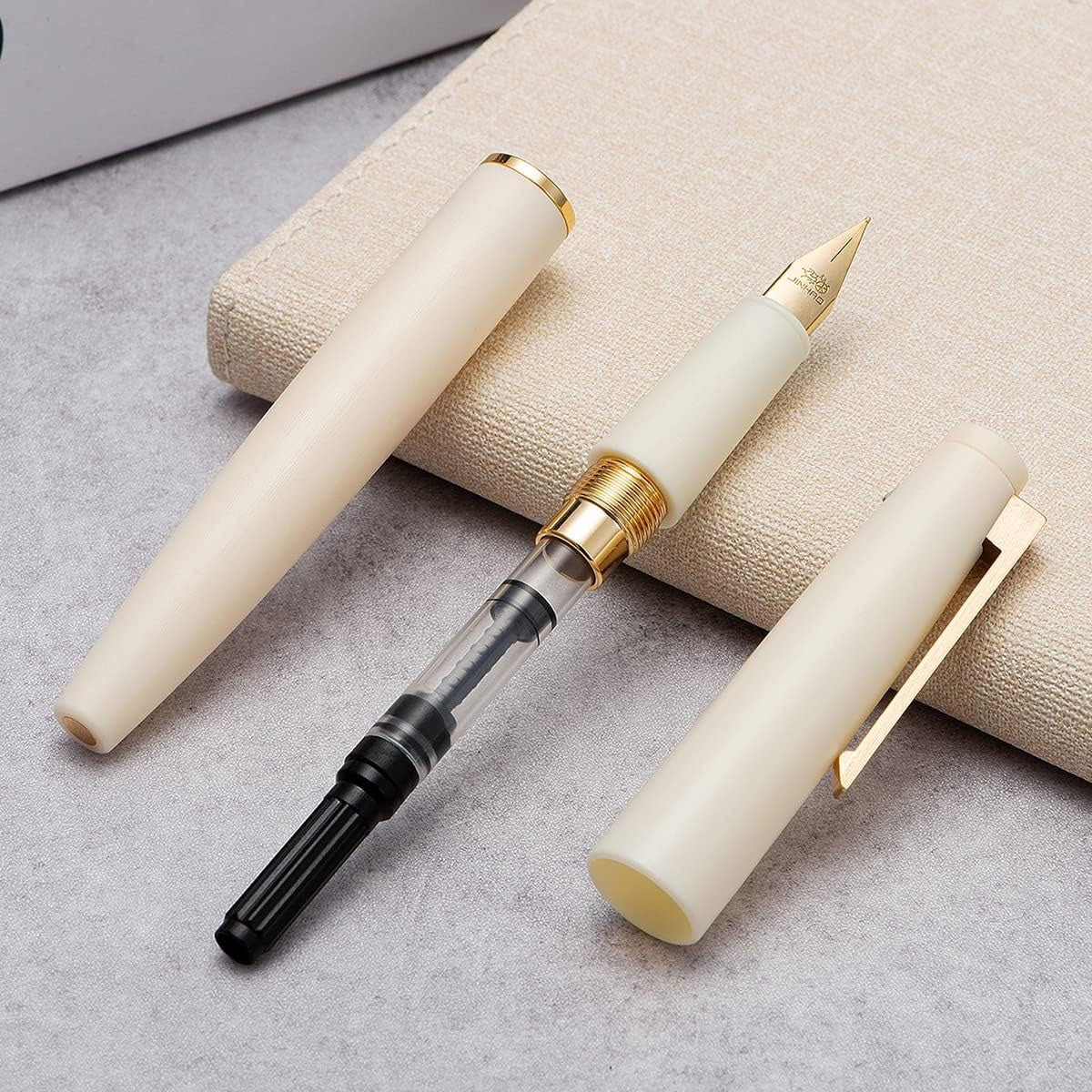 Jinhao 80 Fountain Pen GT - Ivory - 24Papershop