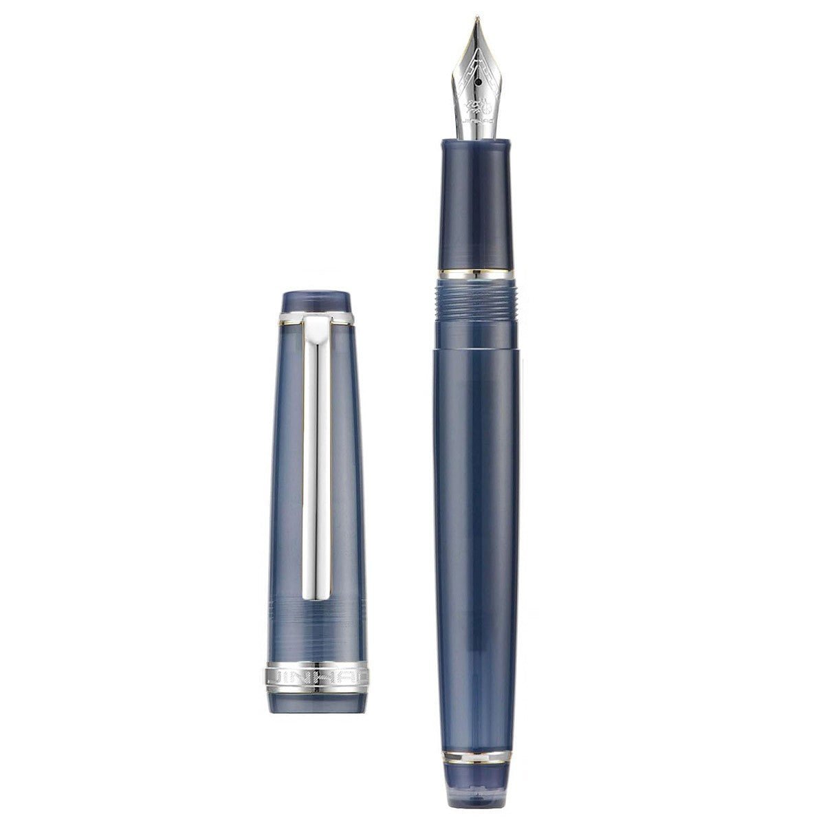 Jinhao 82 Fountain Pen CT - Transparent Dark Blue - 24Papershop