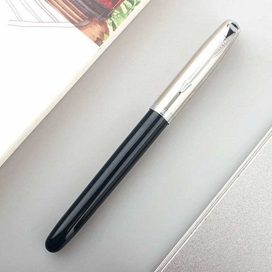 Jinhao 86 Fountain Pen CT - Black - 24Papershop