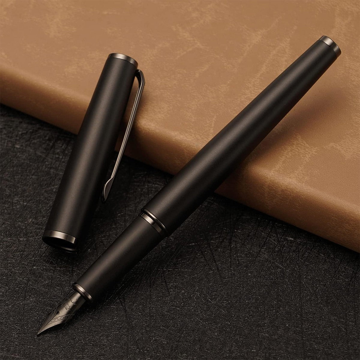 Jinhao 95 Fountain Pen BT - Titanium Black - 24Papershop