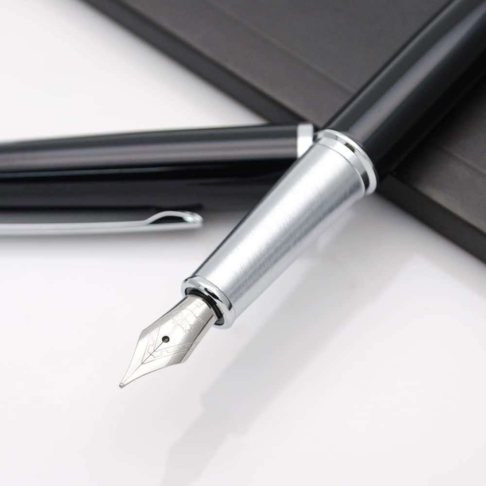 Jinhao 95 Fountain Pen CT - Black - 24Papershop