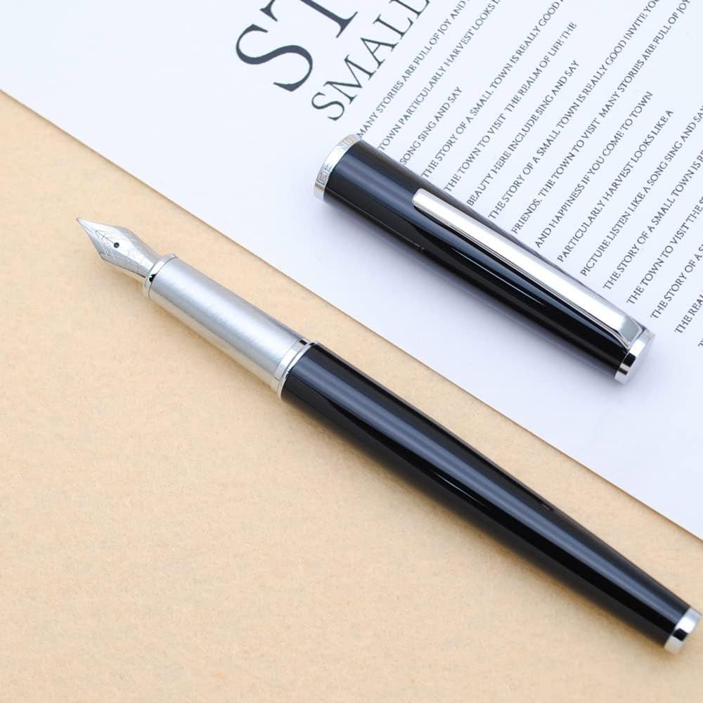 Jinhao 95 Fountain Pen CT - Black - 24Papershop