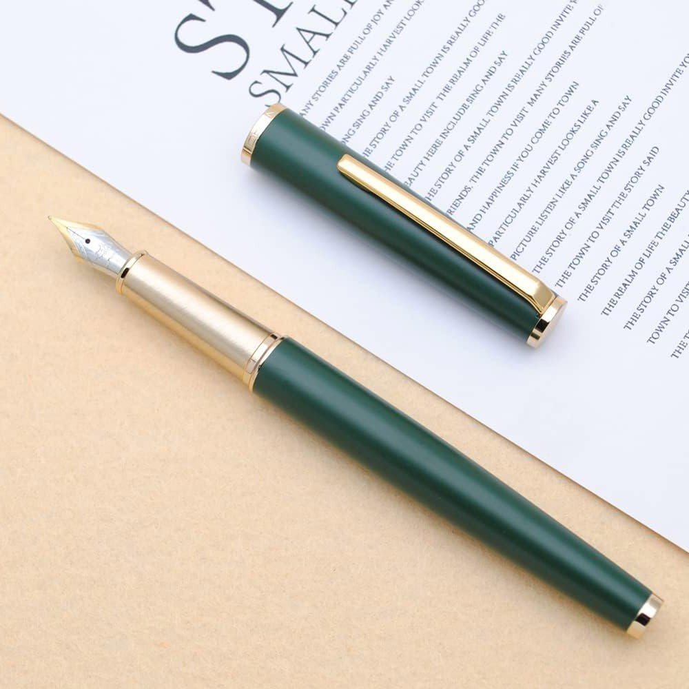 Jinhao 95 Fountain Pen GT - Olive Green - 24Papershop