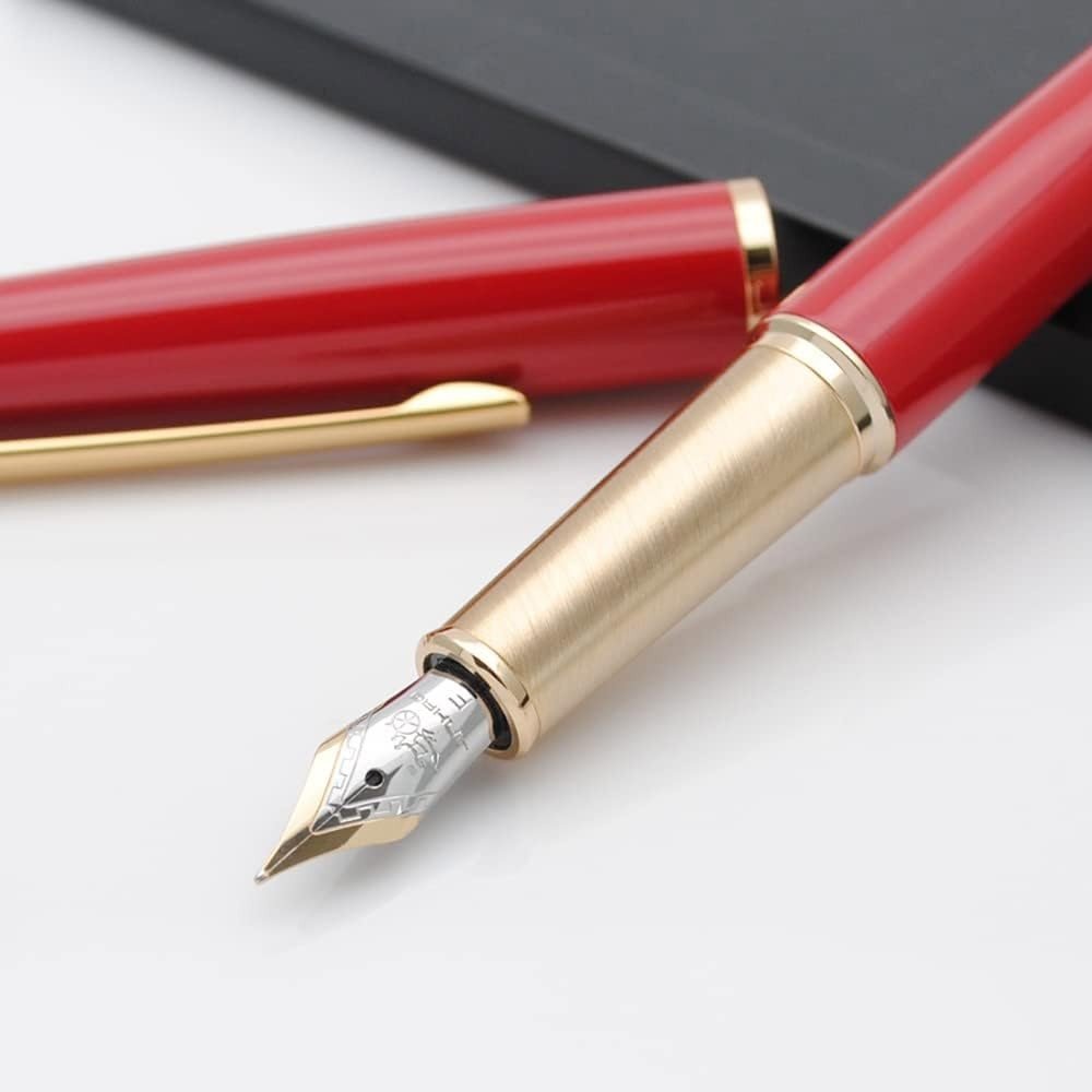 Jinhao 95 Fountain Pen GT - Red - 24Papershop