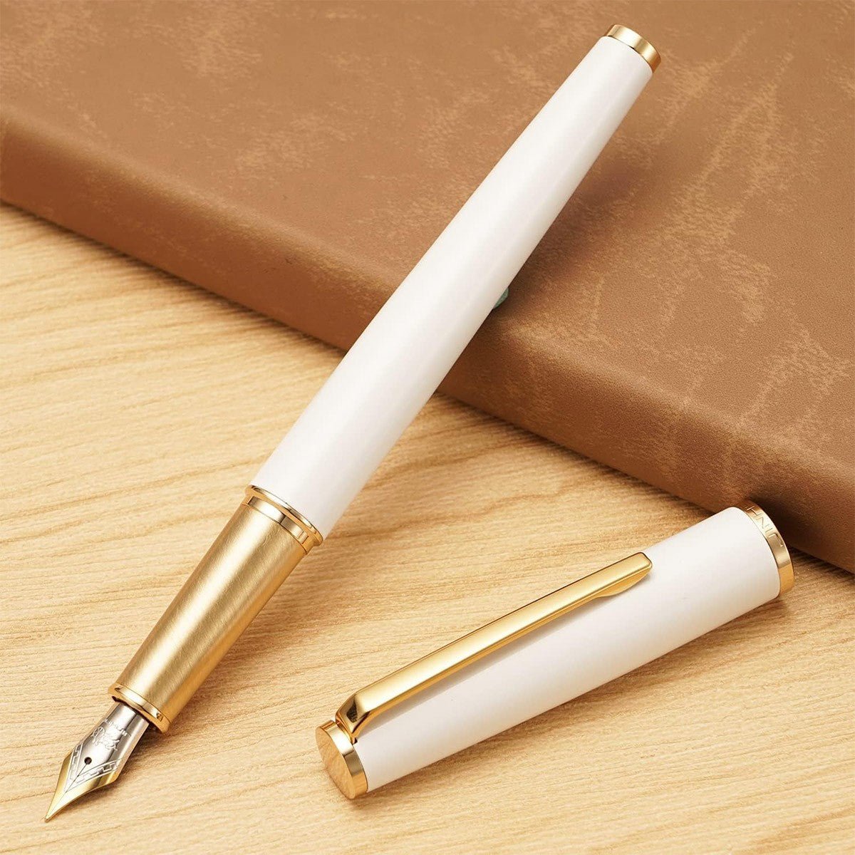 Jinhao 95 Fountain Pen GT - White - 24Papershop