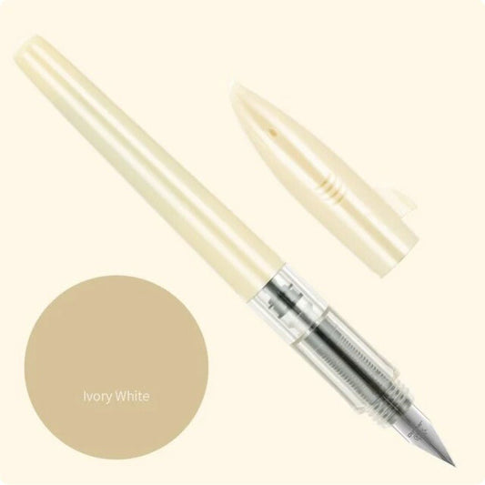 Jinhao Shark Fountain Pen - Ivory White - 24Papershop