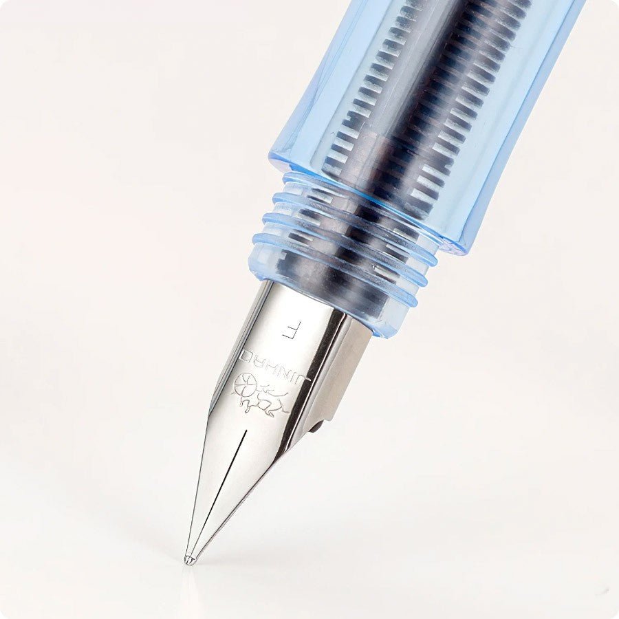 Jinhao Shark Fountain Pen - Transparent Gray Blue - 24Papershop