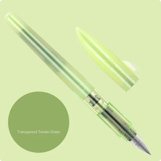 Jinhao Shark Fountain Pen - Transparent Tender Green - 24Papershop