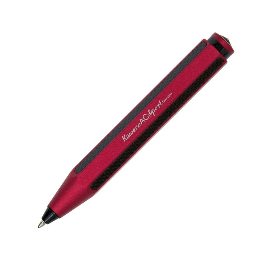 Kaweco AC Sport Carbon Balpen - Rood - 24Papershop