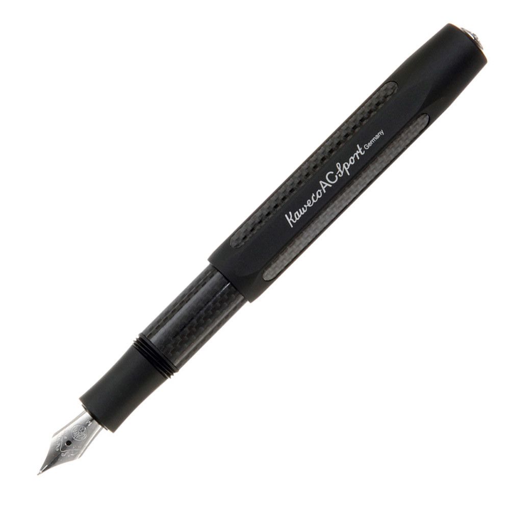 Kaweco AC Sport Carbon Vulpen - Zwart - 24Papershop