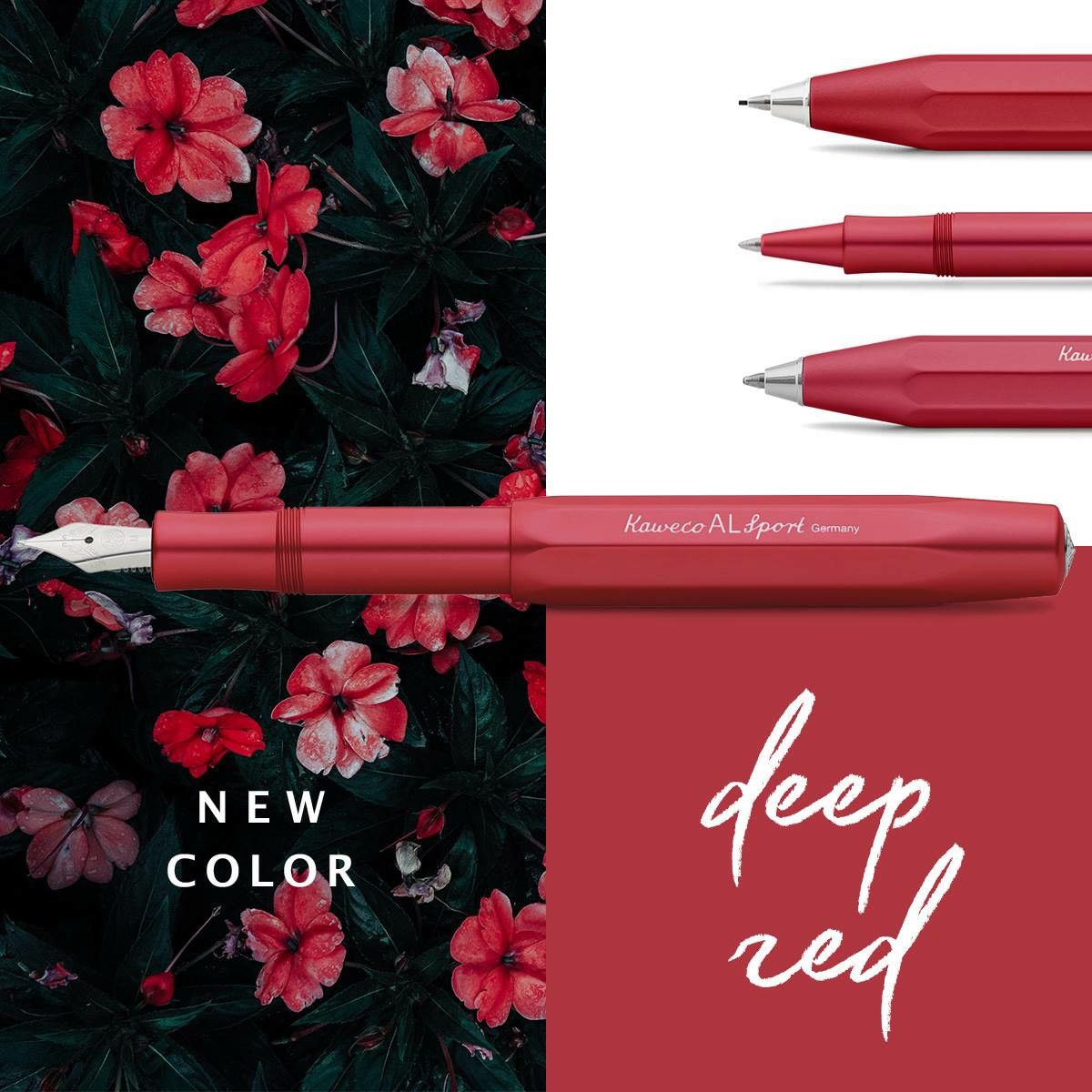 Kaweco AL Sport Balpen - Deep Red - 24Papershop