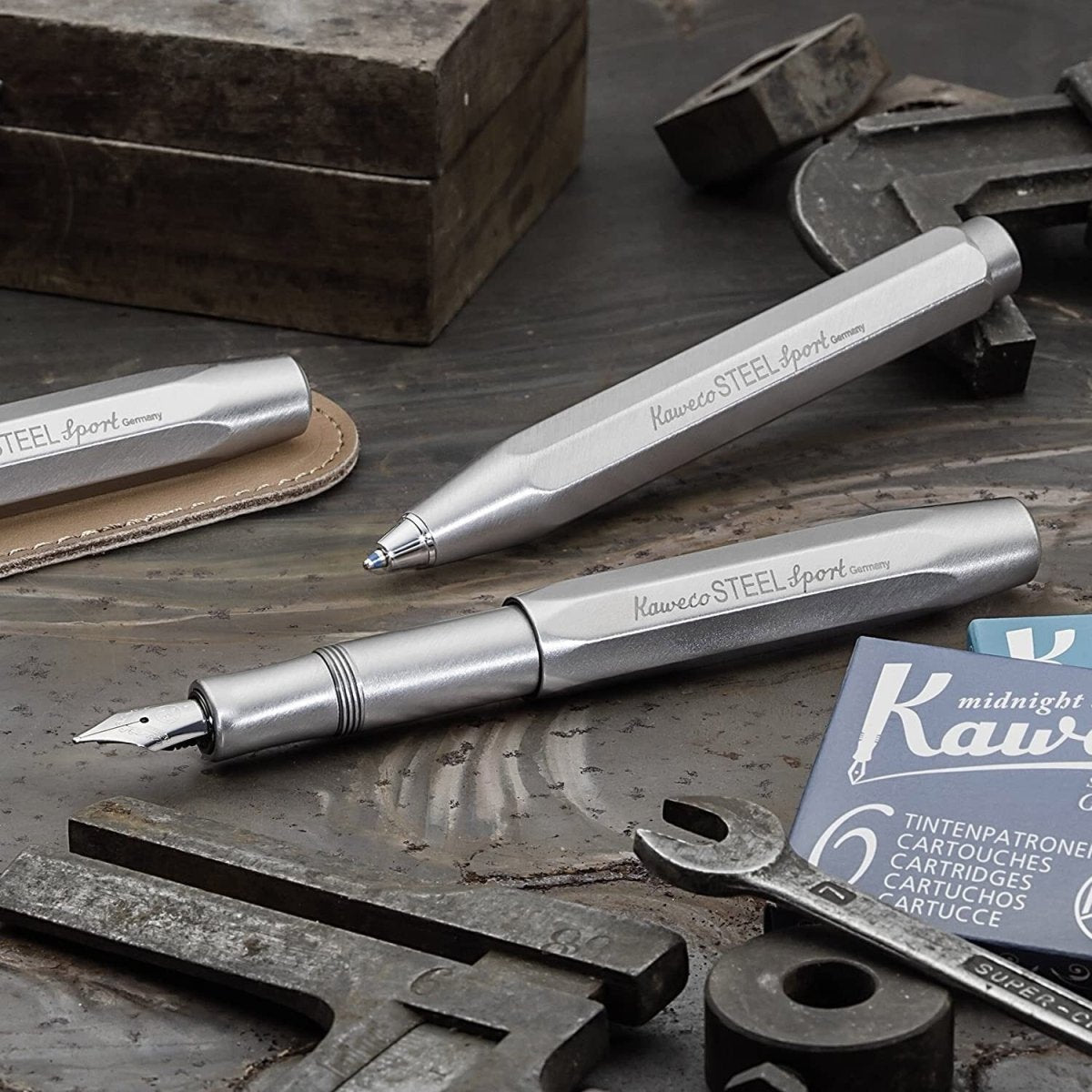 Kaweco Aluminium Sport Vulpotlood 0,7 - Steel - 24Papershop