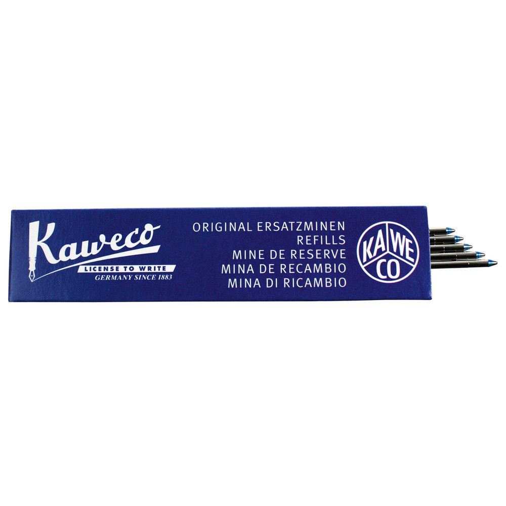 Kaweco Balpenvulling D1 Blauw - 0.8mm verpakt per 5 - 24Papershop