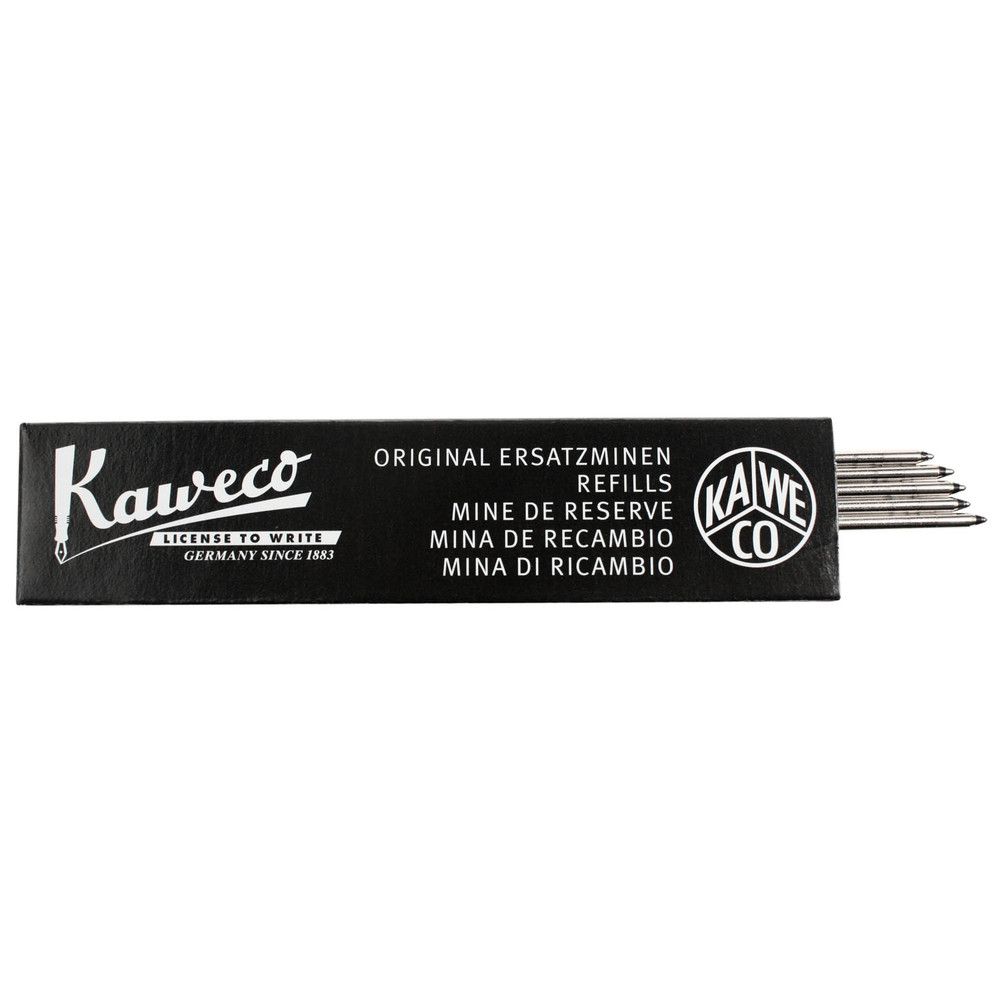 Kaweco Balpenvulling D1 Zwart - 0.8mm verpakt per 5 - 24Papershop