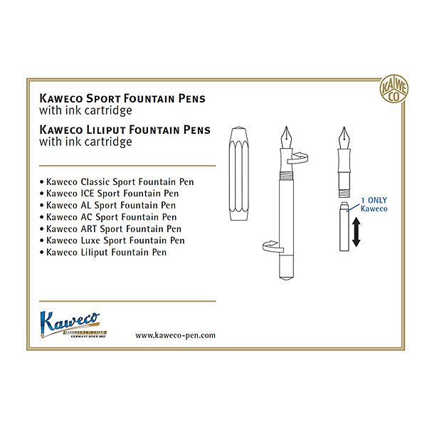 Kaweco Classic Sport Vulpen Wit - Extra Fine - 24Papershop