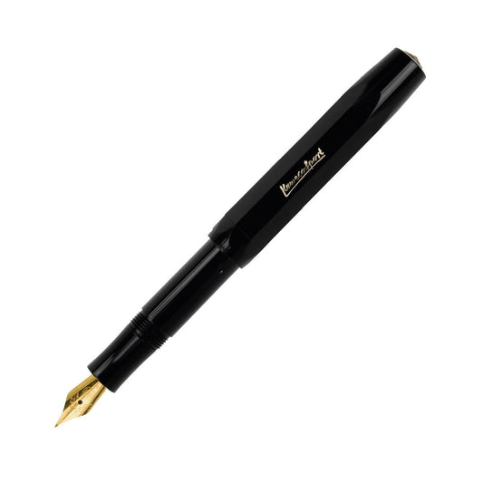 Kaweco Classic Sport Vulpen Zwart - Bold - 24Papershop