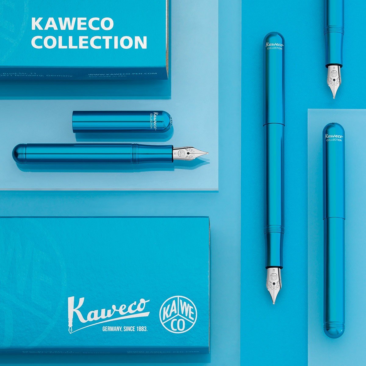 Kaweco Collection Liliput Blue Vulpen - 24Papershop