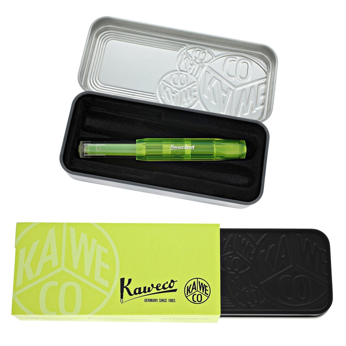 Kaweco ICE Sport Geel Glow Marker set - 1.9mm - 24Papershop