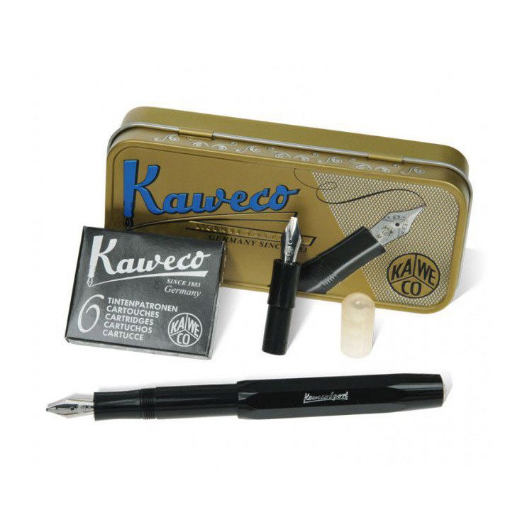 Kaweco Kalligrafie Set Mini Sport | Zwart - 24Papershop