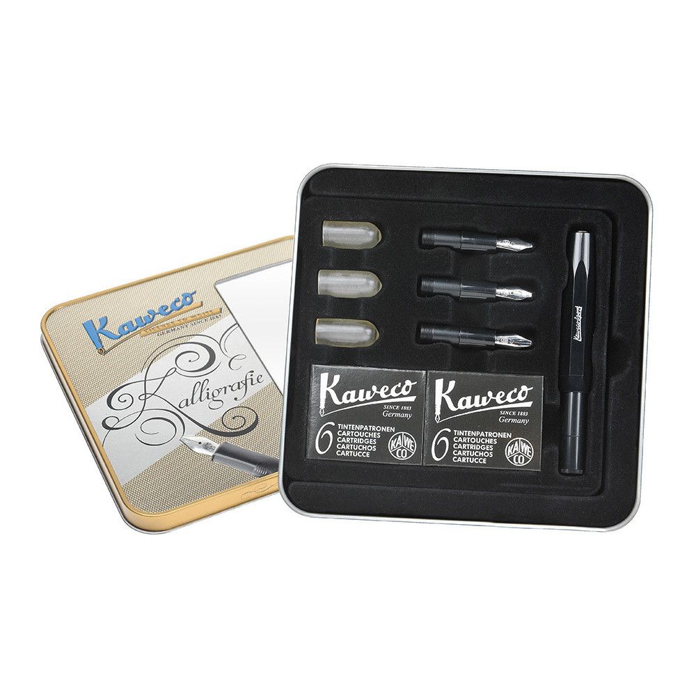 Kaweco Kalligrafie Set Sport - Zwart - 24Papershop