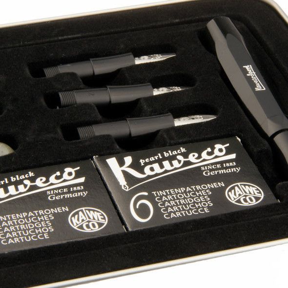 Kaweco Kalligrafie Set Sport - Zwart - 24Papershop