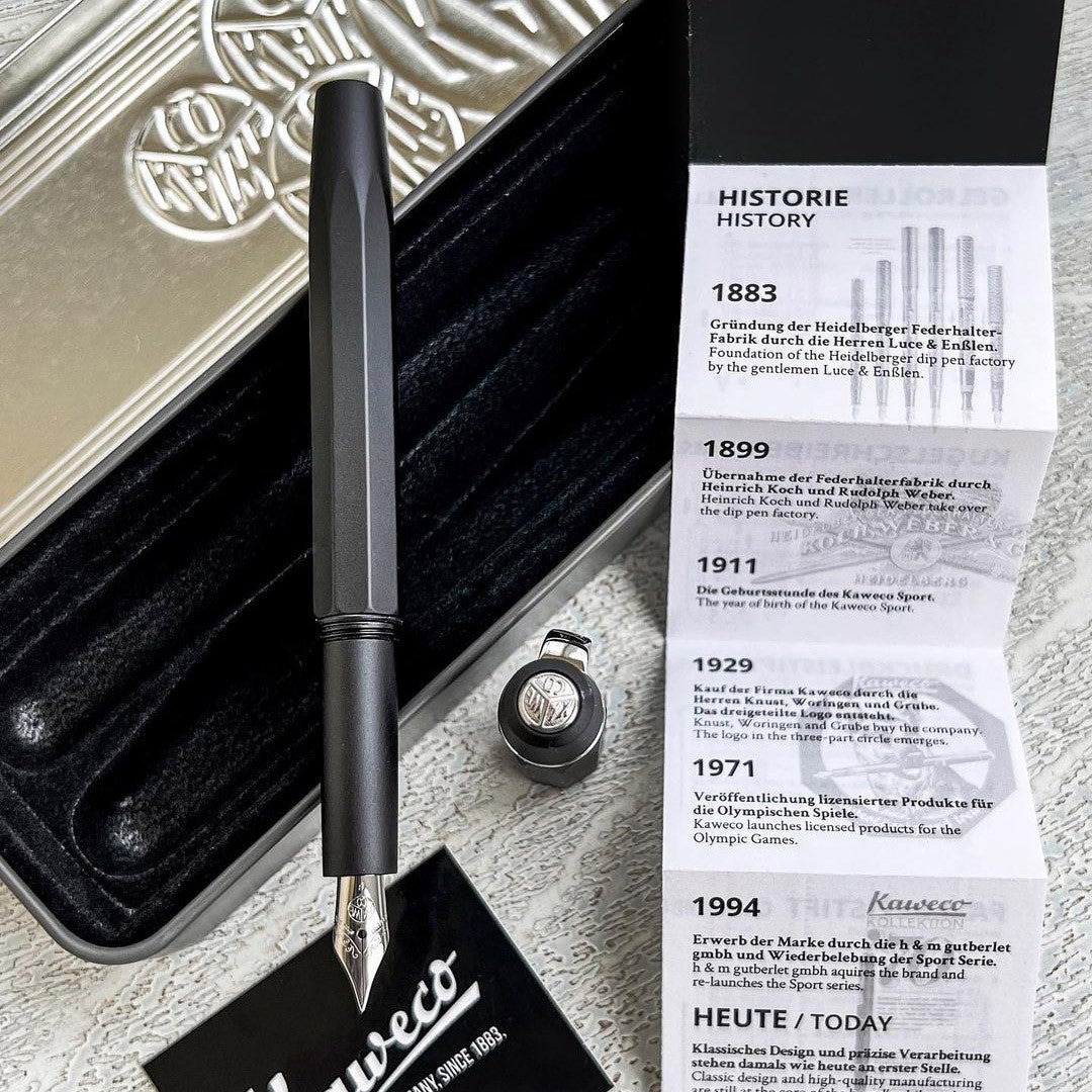 Kaweco Original Black Chrome 250 Vulpen - 24Papershop