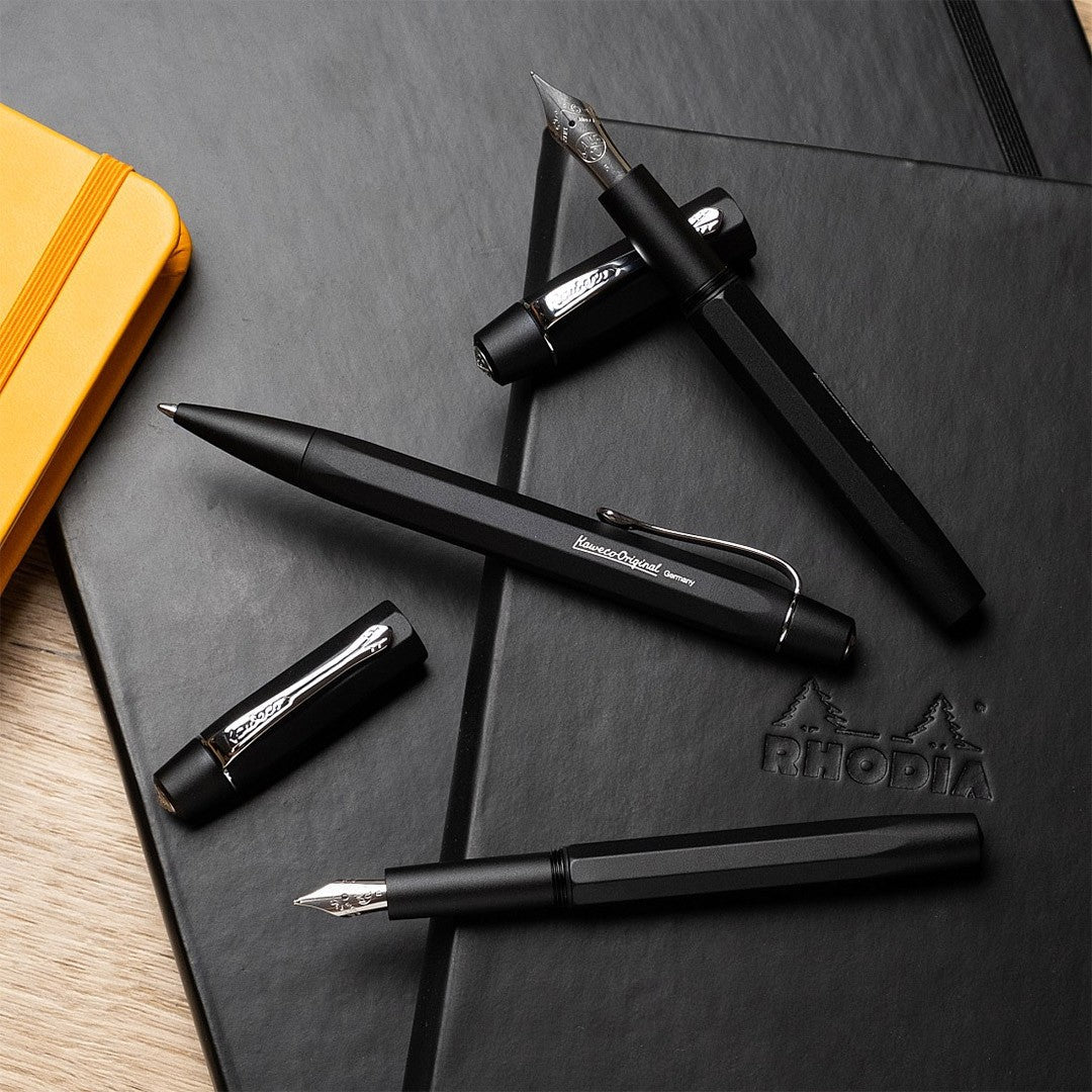 Kaweco Original Black Chrome Balpen - 24Papershop