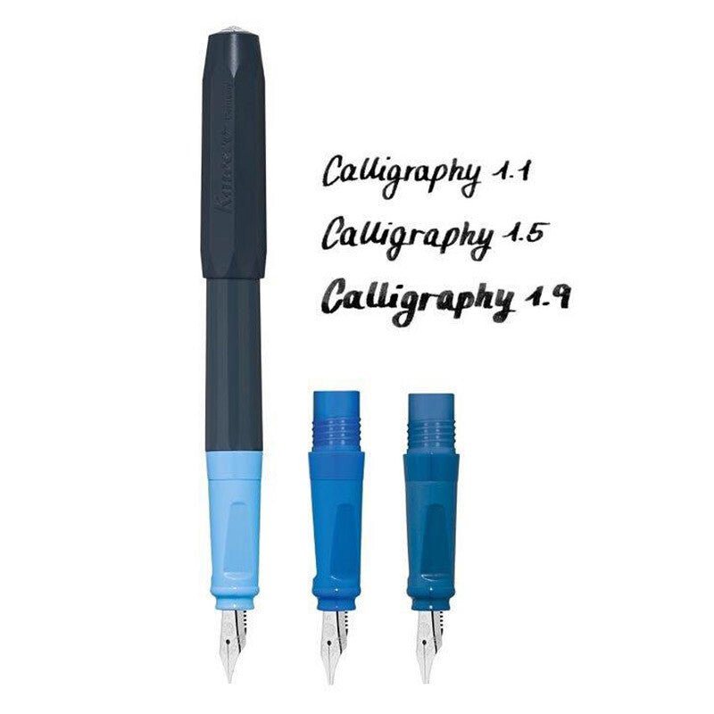 Kaweco Perkeo Kalligrafie Set - Blauw - 24Papershop