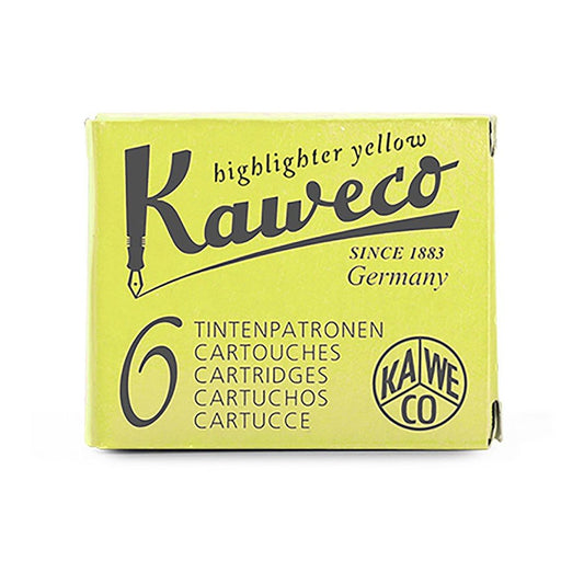 Kaweco Vulpen Inktpatroon - Highlighter Yellow - 24Papershop