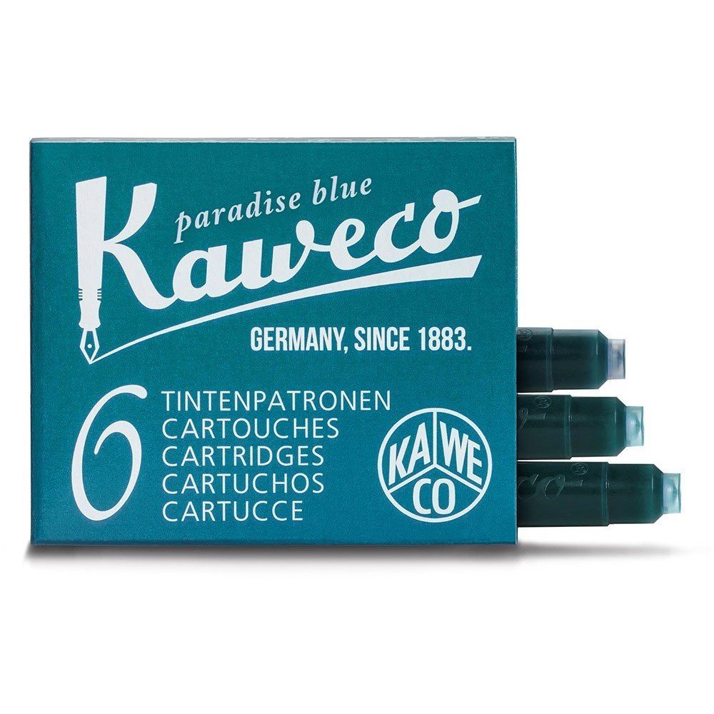 Kaweco Vulpen Inktpatroon - Paradise Blue - 24Papershop