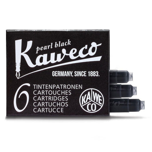 Kaweco Vulpen Inktpatroon - Pearl Black - 24Papershop