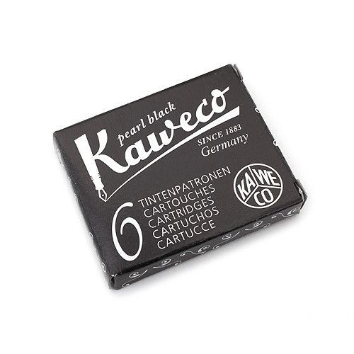 Kaweco Vulpen Inktpatroon - Pearl Black - 24Papershop