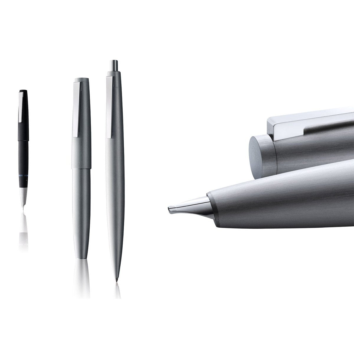 LAMY Ballpoint 2000 - Stainless Steel - 24Papershop