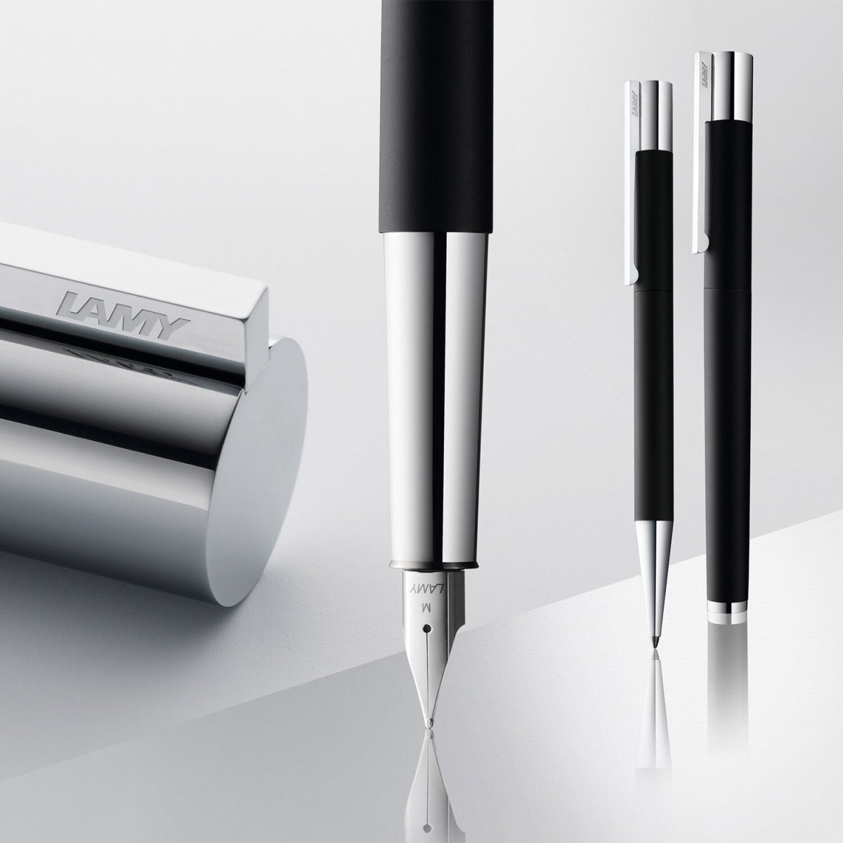 LAMY Ballpoint Scala - Brushed Steel - 24Papershop