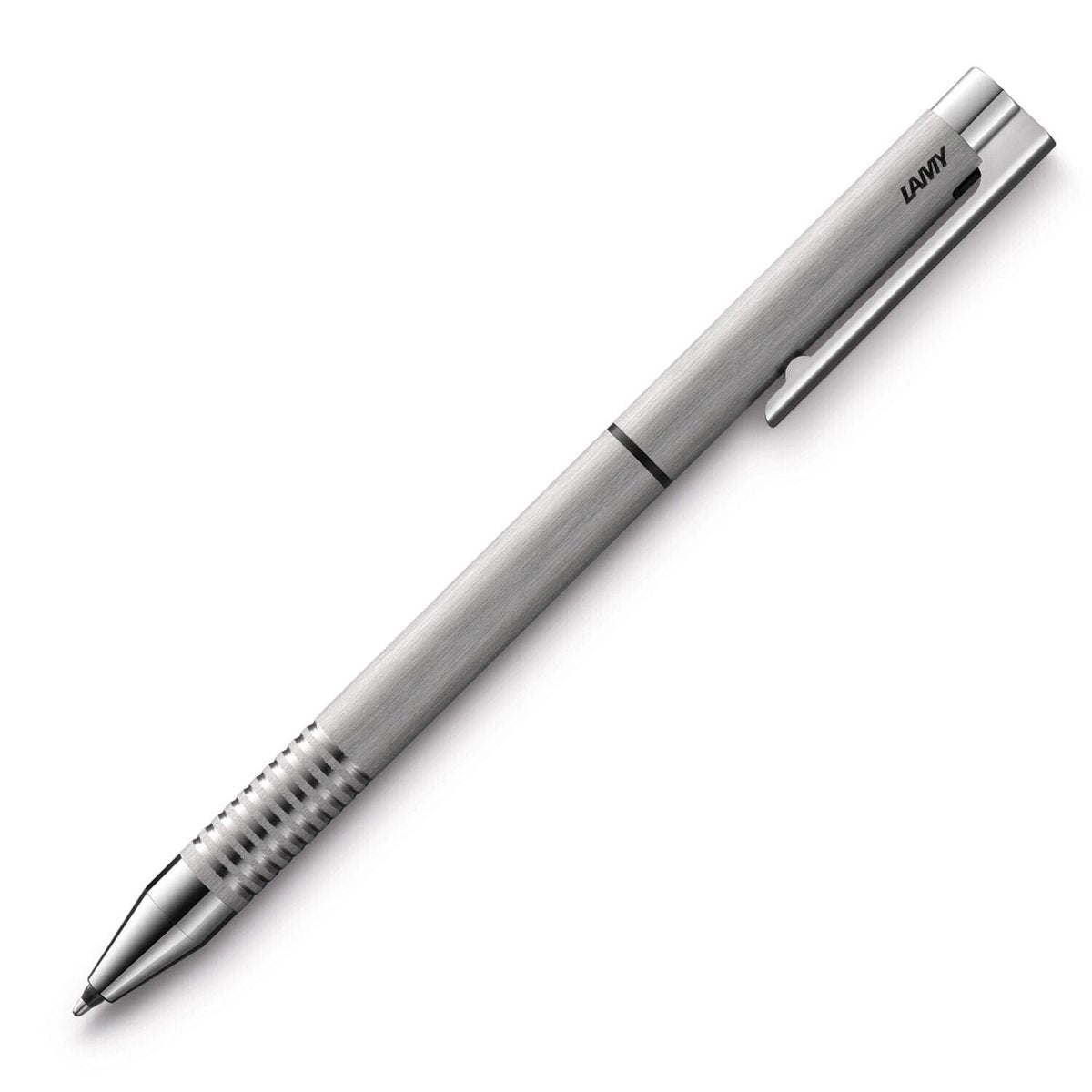 LAMY Logo Twin balpen - Brushed - 24Papershop