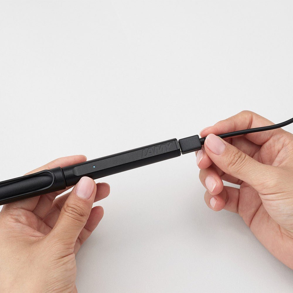 LAMY safari all black ncode balpen - 24Papershop