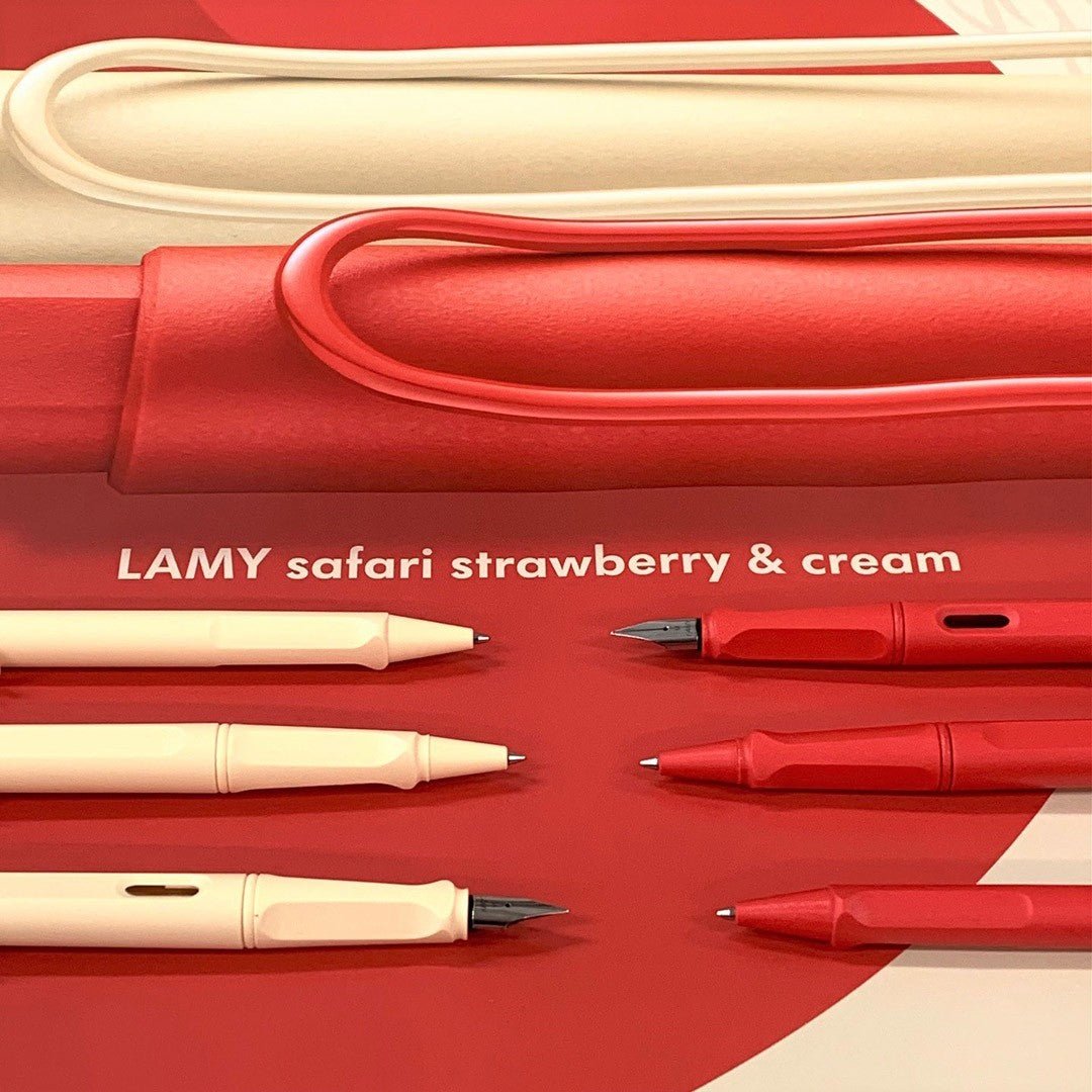 LAMY Safari Rollerball - Strawberry - 24Papershop