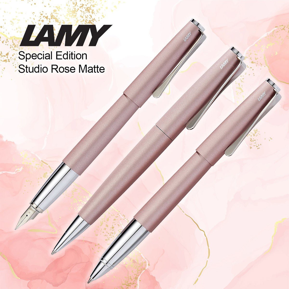 LAMY Studio Rollerball - Rose Matt [Special Edition] - 24Papershop