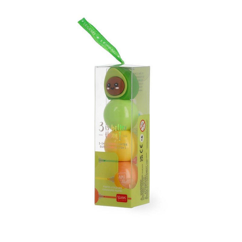 Legami 3 - in - 1 Highlighter Avocado - 24Papershop