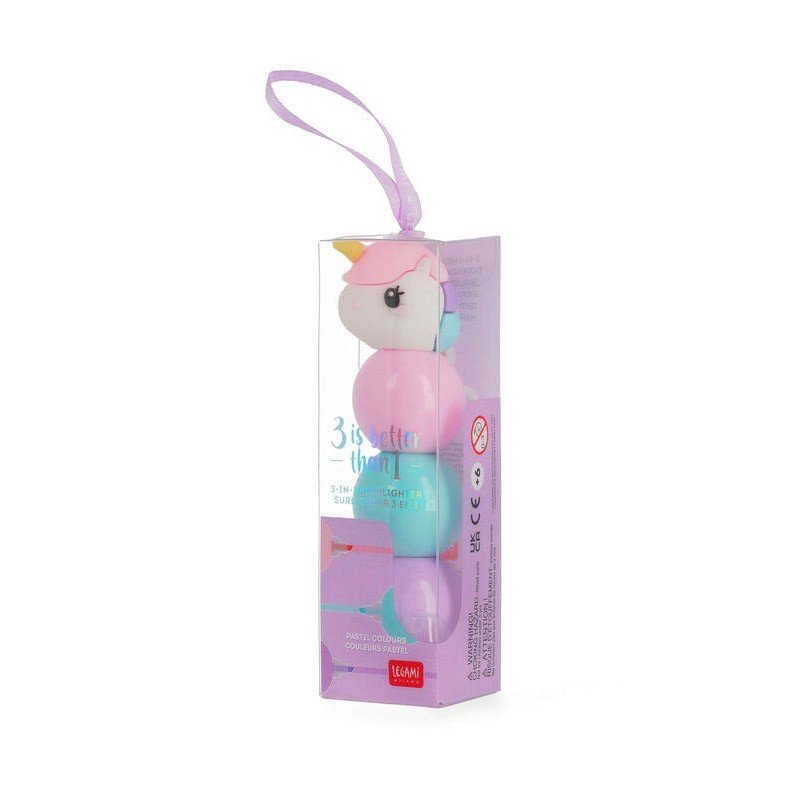 Legami 3 - in - 1 Highlighter Unicorn - 24Papershop