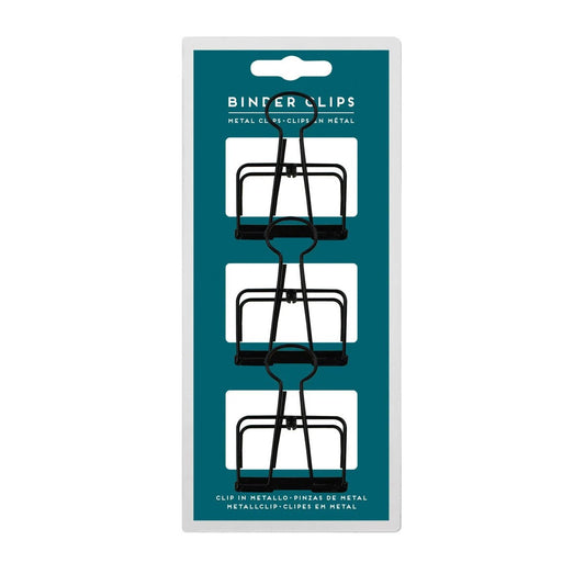 Legami Binder Clips 3 Stuks - Zwart