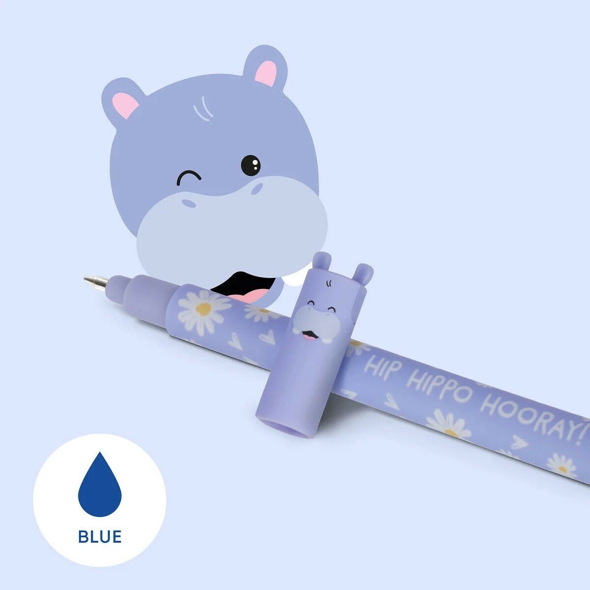 Legami Erasable Pen - Hippo - 24Papershop