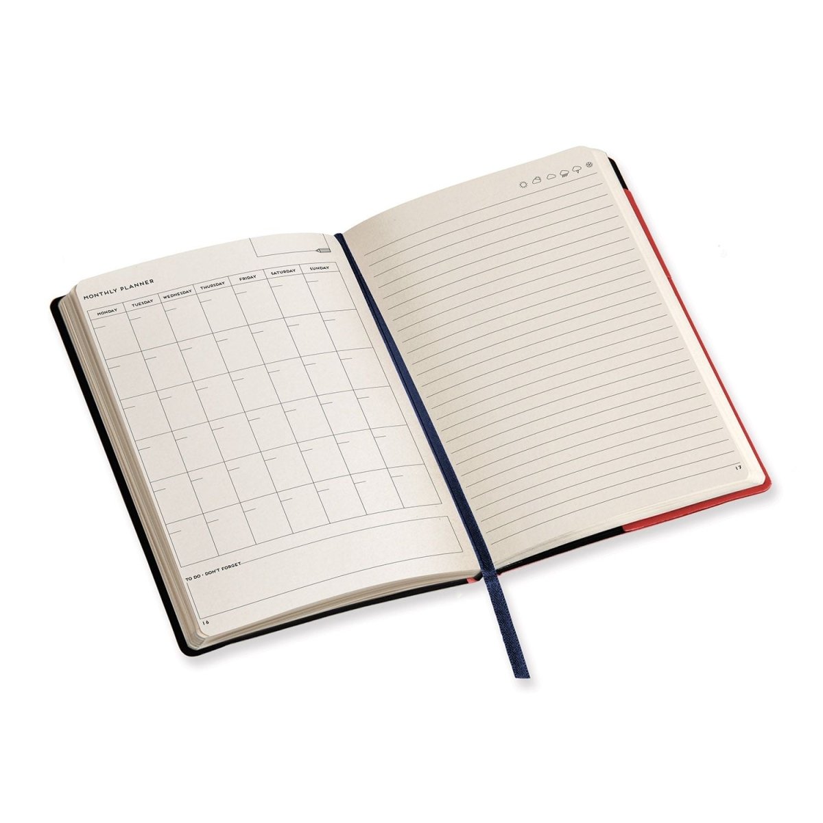 Legami My Notebook Large Rood - Gelinieerd - 24Papershop