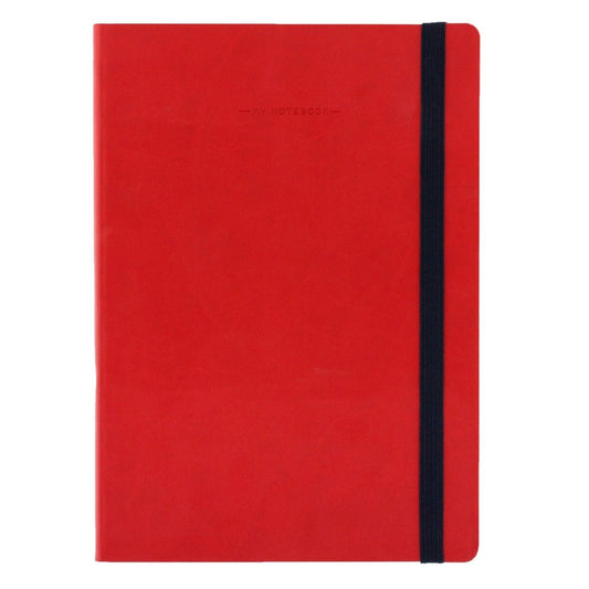 Legami My Notebook Large Rood - Gelinieerd - 24Papershop