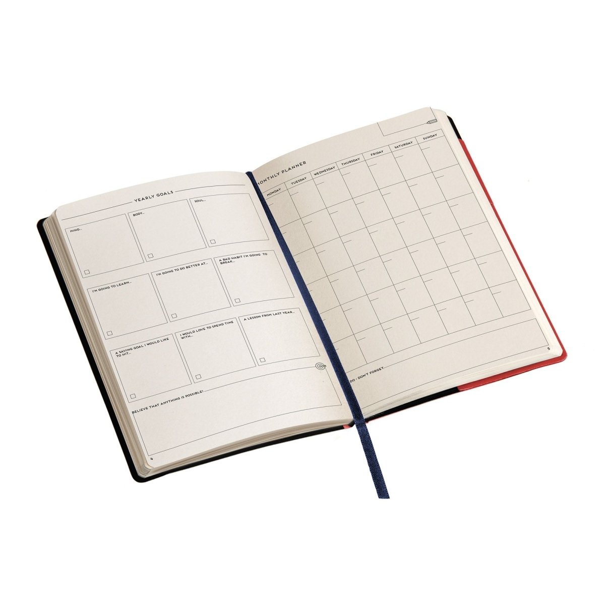 Legami My Notebook Large Rood - Ongelinieerd - 24Papershop