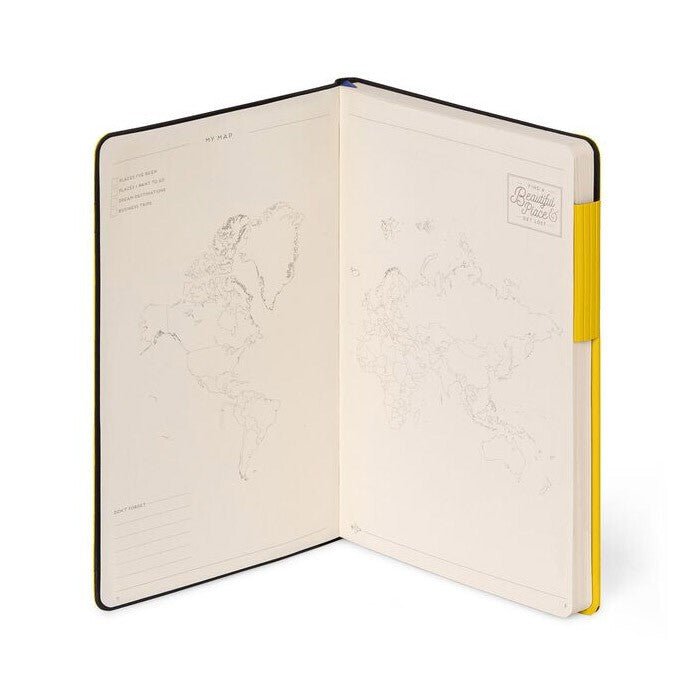 Legami My Notebook Large Yellow Freesia - Gelinieerd - 24Papershop