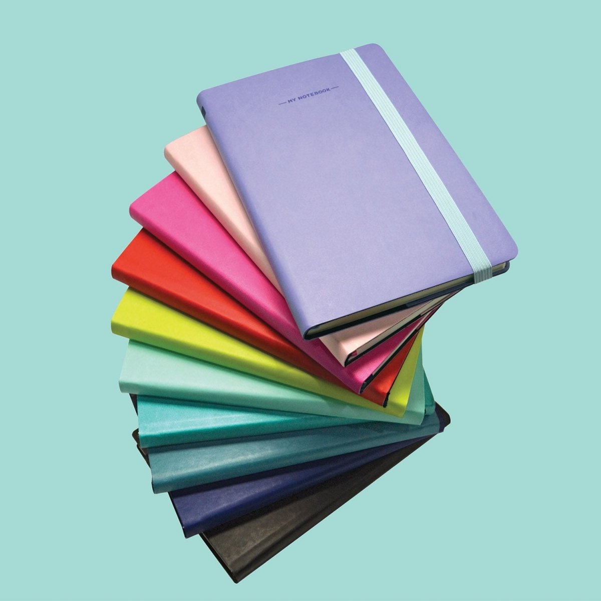 Legami My Notebook Large Zwart - Gelinieerd - 24Papershop